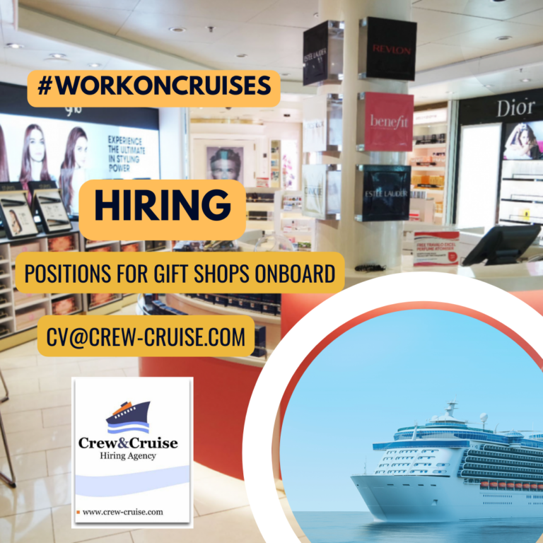 sales jobs on cruise ships